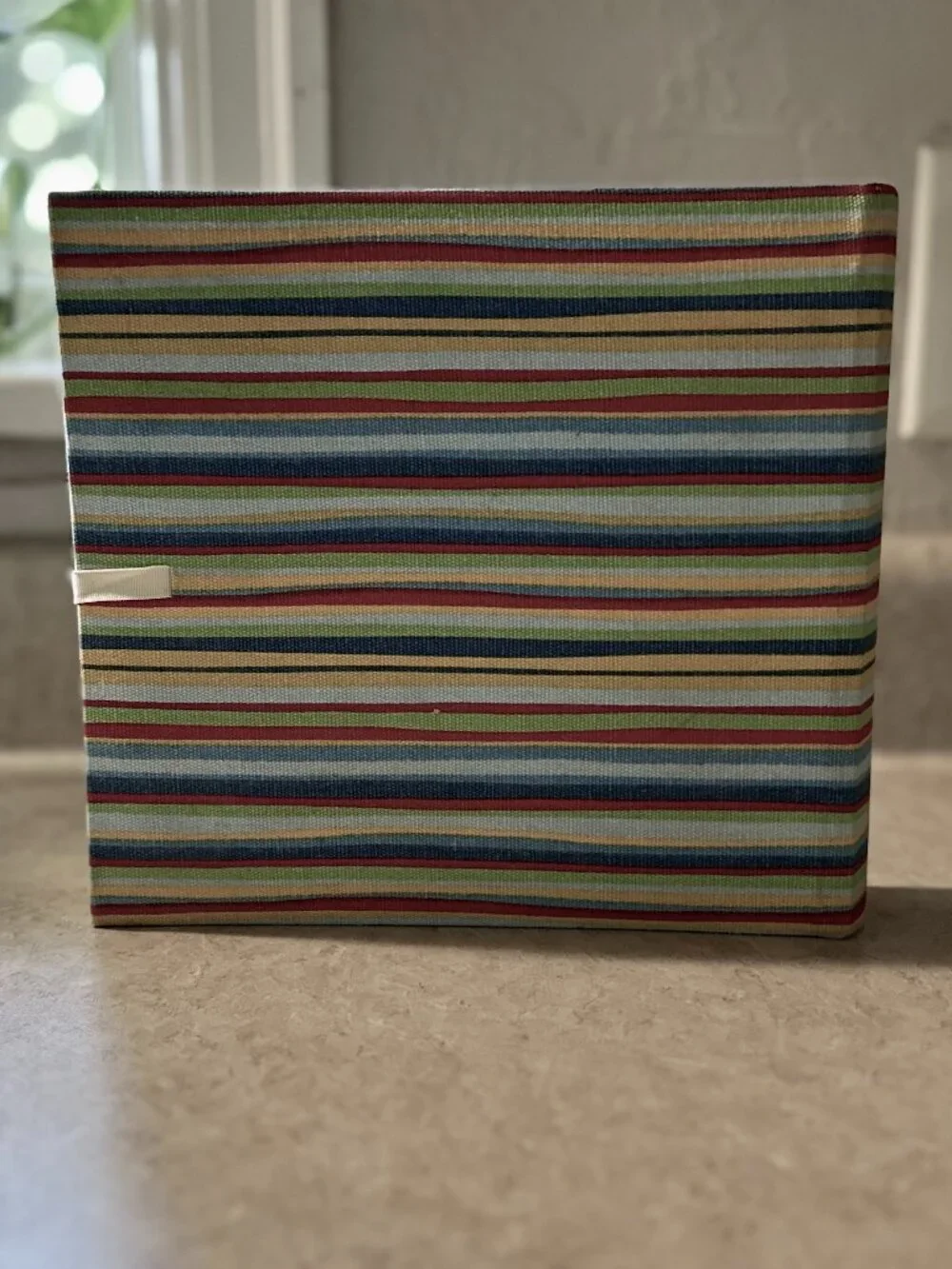 Vintage Striped Photo Album